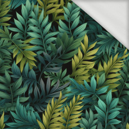GREEN LEAVES WZ. 4 - looped knit fabric