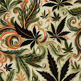 Hemp leaves WZ. 5/ BEIGE