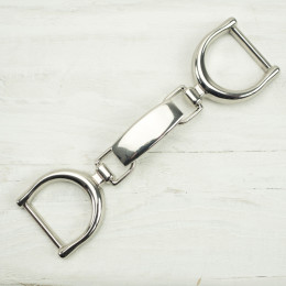Metal snap hook with D-rings set