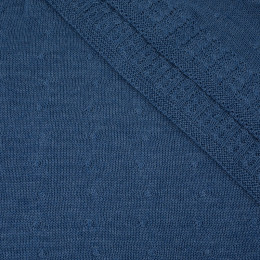 BLANKET SOFT(SMALL DOTS) / jeans S - thin knitted panel