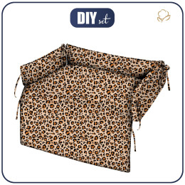 ANIMAL BED - LEOPARD / SPOTS - sewing set