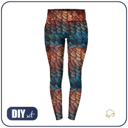 SPORTS LEGGINGS - LEATHER PATTERN PAT.10 - sewing set