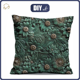 PILLOW 45X45 - LEATHER PATTERN PAT.14 - sewing set