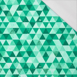 SMALL TRIANGLES / green - single jersey 120g
