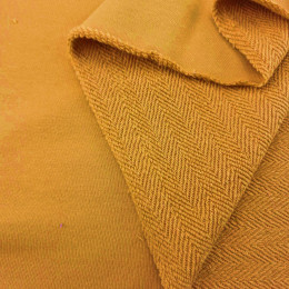 Reversible herringbone French terry - MANGO (P290j)