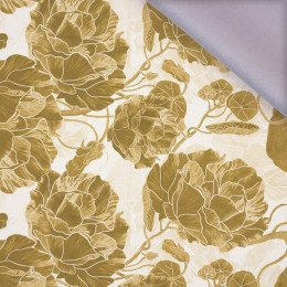 FLOWERS pattern no. 5 (gold) - softshell