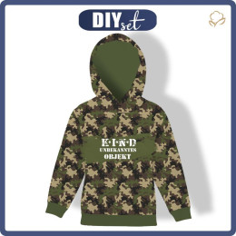 KID'S HOODIE (ALEX) - DZIECKO / CAMOUFLAGE - sewing set