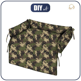 ANIMAL BED - CAMOUFLAGE OLIVE - sewing set