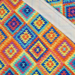 AZTEC MIX / colourful - looped knit fabric