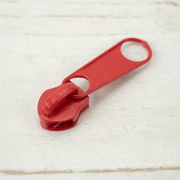 Slider for zipper tape 5mm - red - 171