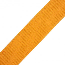 Cotton webbing tape 25 mm - canary yellow