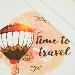 TIME TO TRAVEL - panel looped knit 