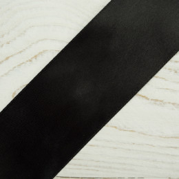 Satin Ribbon, width 38 mm black