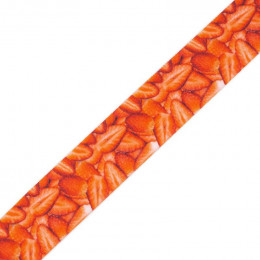 Woven printed elastic band - STRAWBERRIES / Choice of sizes