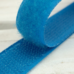 Nylon Velcro Hoop Tape 20 mm complet - turquoise