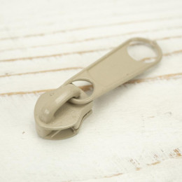 Slider for zipper tape 5mm - beige - 010