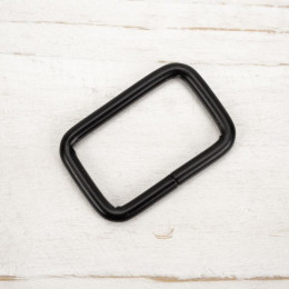 Rectangle loop 25 mm - black