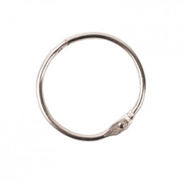 Openable metal ring 30mm - silver