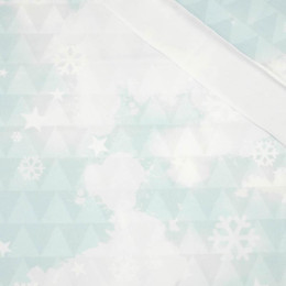 HOARFROST / triangles (WINTER IN THE MOUNTAINS) - single jersey with elastane 