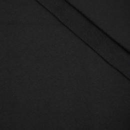 50cm - B-99 - BLACK - thick brushed sweatshirt D300