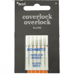 Schmetz Coverlock/Overlock Needles 5 pcs set - size 80