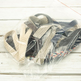 Haberdashery bag - braided straps