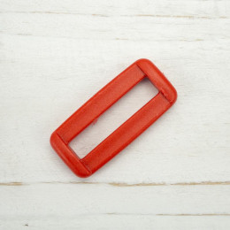 Plastic rectangle loop B 30 mm - red
