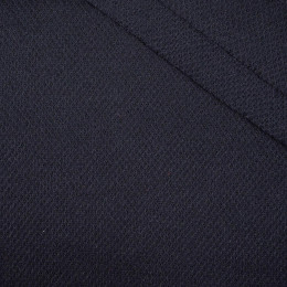45cm - NAVY - Thin jumper knit with diamond pattern