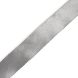 Satin Ribbon, width 38 mm grey