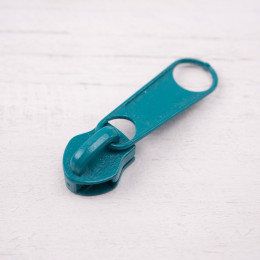 Slider for zipper tape 5mm - smaragd - 906