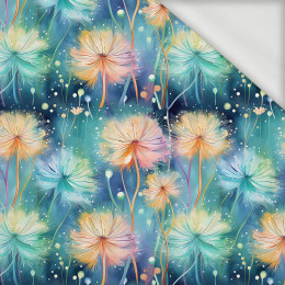 PASTEL FLOWERS WZ.10 - looped knit fabric