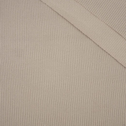 BEIGE - Cotton sweater knit fabric 320g