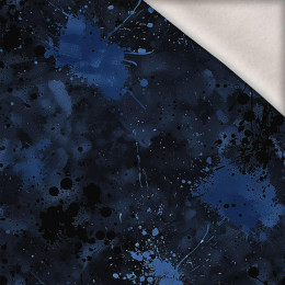 NAVY GRUNGE wz. 10 - brushed knitwear with elastane ITY