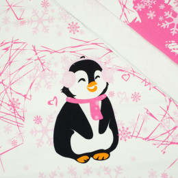 PENGUIN 2.0 / fuchsia M (50cm x 60cm) - panel looped knit 