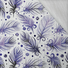 FEATHERS (Very Peri) - Cotton muslin