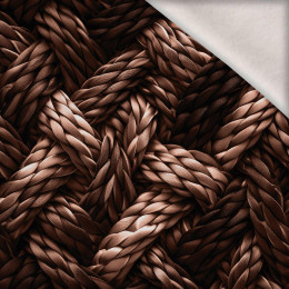 RATTAN / Mocha Mousse  - brushed knitwear with elastane ITY