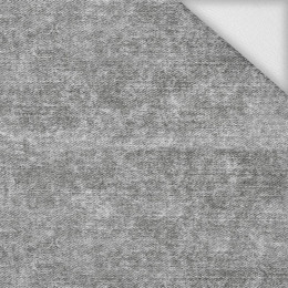 50cm VINTAGE LOOK JEANS / grey - looped knit 