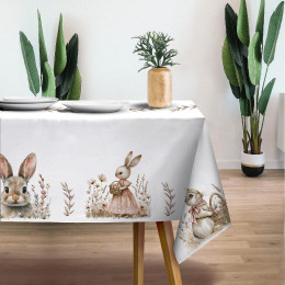 BUNNY FAMILY - Woven Fabric for tablecloths
