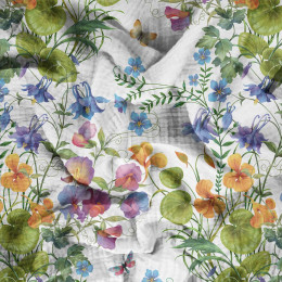 BUCOLIC FLOWERS - Cotton muslin