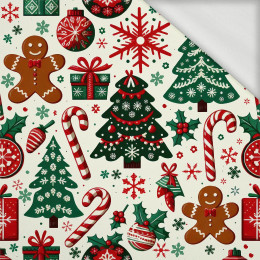HAPPY CHRISTMAS WZ. 8 - looped knit fabric