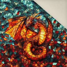 STAINED GLASS WZ.5 - panel (60cm x 50cm) Upholstery velour