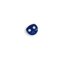 Stopper Toggles with two holes 22mm -  blue