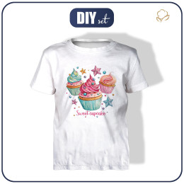 KID’S T-SHIRT -SWEETS pat.6- sewing set
