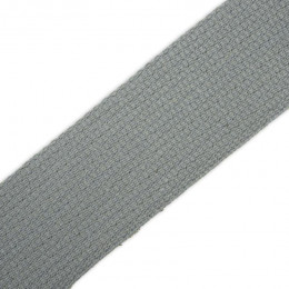 Cotton webbing tape 30mm - grey