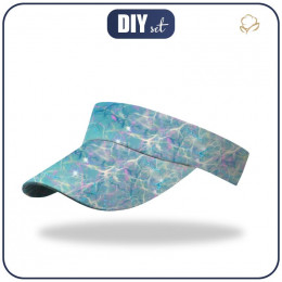 Peaked headband - RAINBOW OCEAN pat. 2