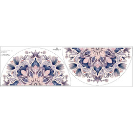 VINTAGE FLOWERS - circle skirt panel