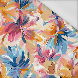 WATERCOLOR FLOWERS wz.8 - Waterproof woven fabric