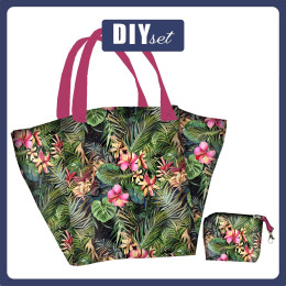XL bag with in-bag pouch 2 in 1 - WILD JUNGLE wz.2 - sewing set