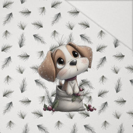 WINTER ANIMALS wz.20 - panel (60cm x 50cm) Hydrophobic brushed knit