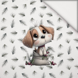 WINTER ANIMALS wz.20 -  PANEL (60cm x 50cm) light brushed knitwear